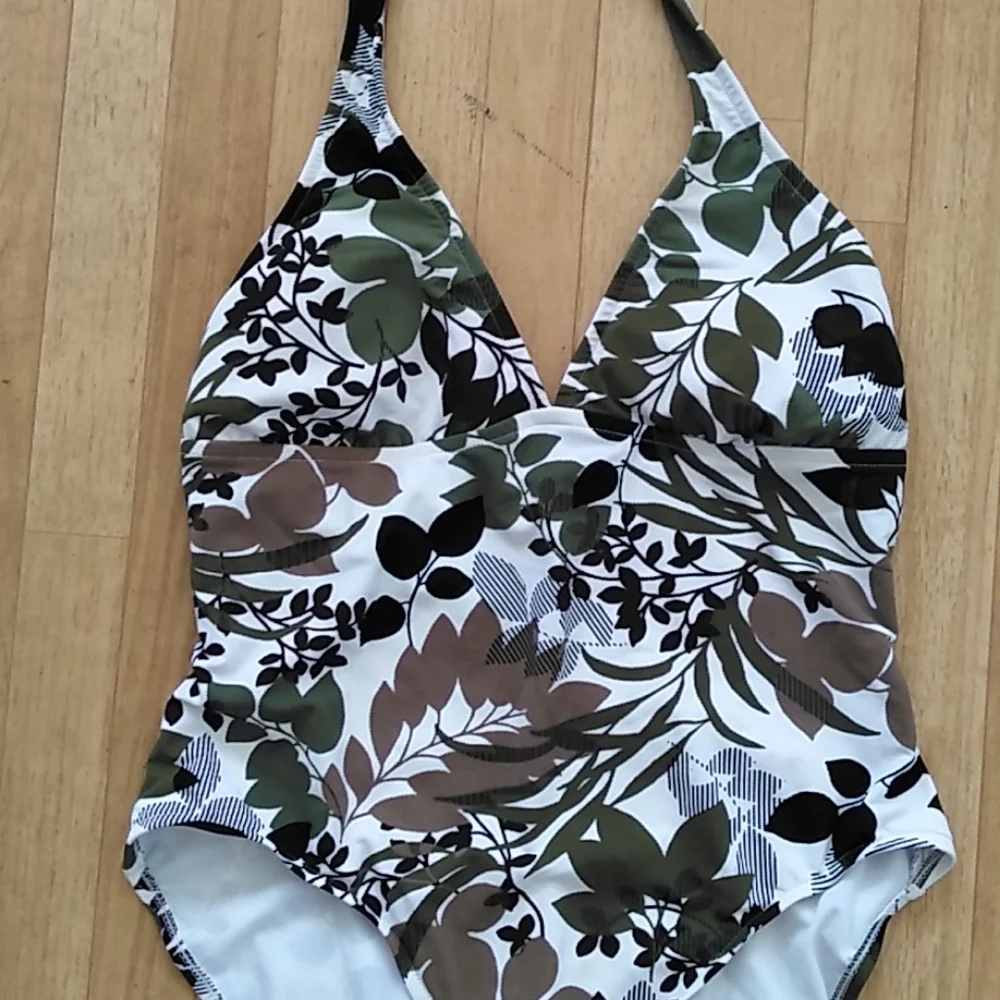 Tropical‎ halter top one piece